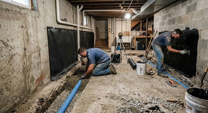 Wall Waterproofing in Greenville, SC